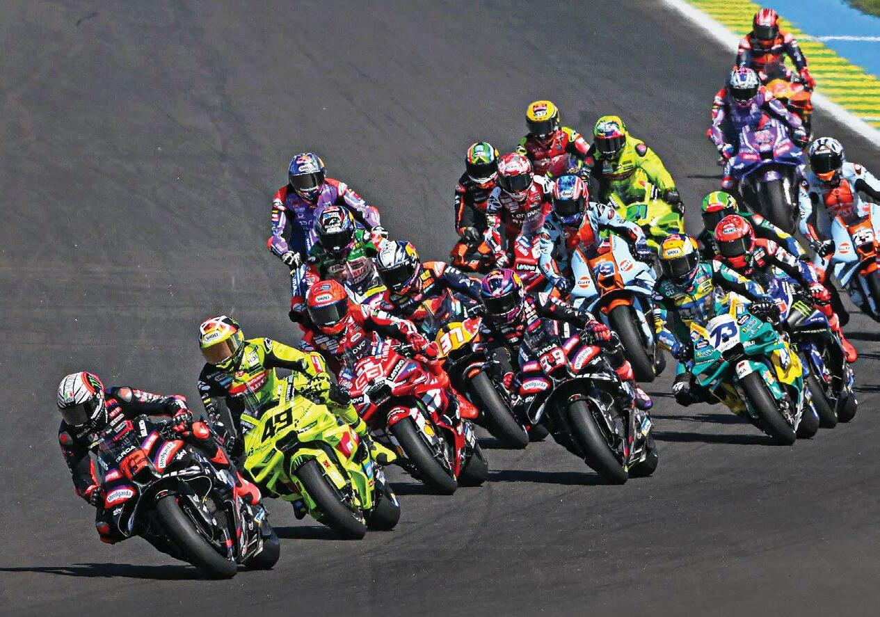 Aprilia Drives Home Title Contender Intent